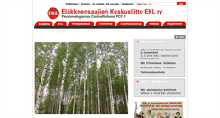 Desktop Screenshot of elakkeensaajat.fi